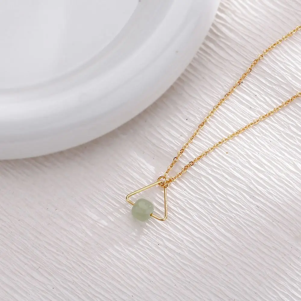 Exquisite Adjustable Trendy Golden Color Triangle Necklace Women Clavicle Necklace Copper Jewelry Korean Style Pendant 
Exquisite Adjustable Trendy Golden Color Triangle Necklace Women Clavicle Necklace Copper Jewelry Korean Style Pendant