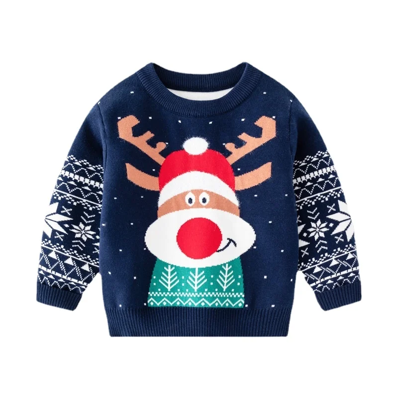 Baby Sweaters Christmas Clothing Autumn Winter Kids Boys Girls Clothes Sweater Cartoon Print Long Sleeve Knit Pullover Tops
Baby Sweaters Christmas Clothing Autumn Winter Kids Boys Girls Clothes Sweater Cartoon Print Long Sleeve Knit Pullover Tops