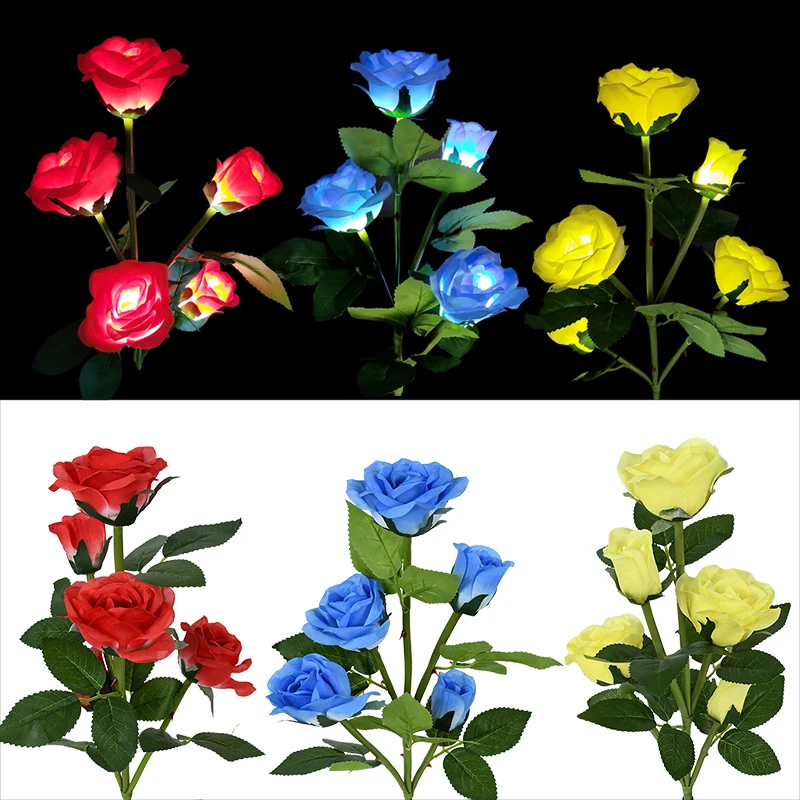 LED Solar Simulation Rose Flower Light Home Decorative Flower Night Lights Garden Lamp Waterproof Outdoor Landscape Rose Light
LED Solar Simulation Rose Flower Light Home Decorative Flower Night Lights Garden Lamp Waterproof Outdoor Landscape Rose Light