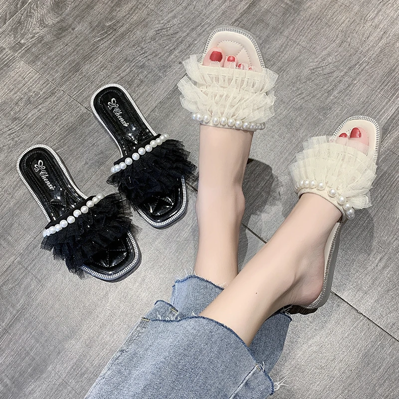 Shoes Ladies' Slippers Low Slipers Women Luxury Slides Shale Female Beach Jelly Flip Flops String Bead 2022 Designer Sabot Rubbe
Shoes Ladies' Slippers Low Slipers Women Luxury Slides Shale Female Beach Jelly Flip Flops String Bead 2022 Designer Sabot Rubbe