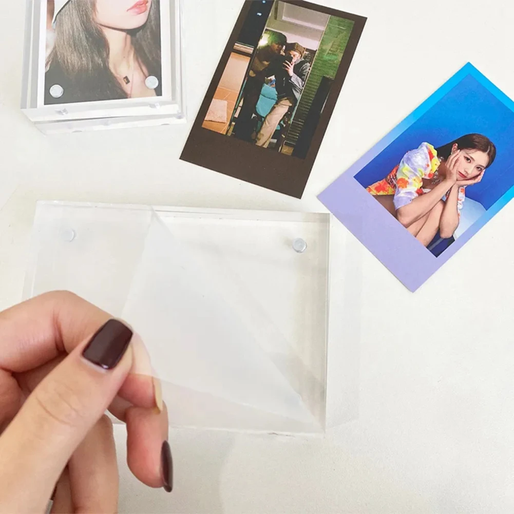 Clear Acrylic Picture Photo Frame Magnetic Photocard Holder Poster Display Stand Photo Protection Office Desktop Ornament
Clear Acrylic Picture Photo Frame Magnetic Photocard Holder Poster Display Stand Photo Protection Office Desktop Ornament