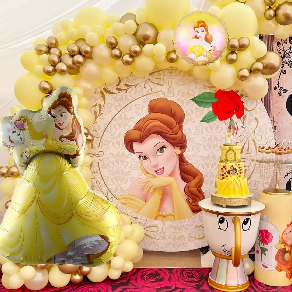 97pcs Beauty and the Beast Princess Bella Balloon Garland Arch Kit Yellow Latex Balloon Birthday Party Decors Baby Shower Supply
97pcs Beauty and the Beast Princess Bella Balloon Garland Arch Kit Yellow Latex Balloon Birthday Party Decors Baby Shower Supply