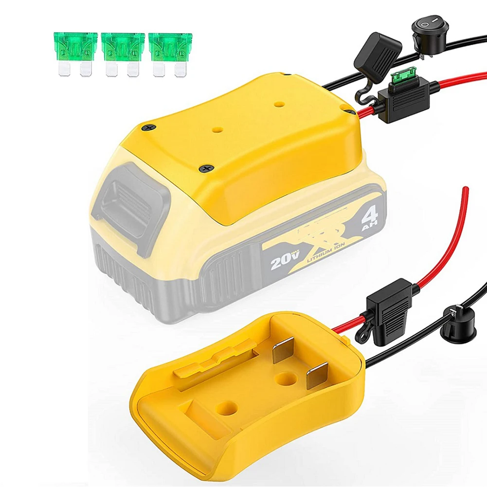 Для Dewalt 20 в DCB200 DCB203 DCB205 DCB206 литий-ионные батареи с предохранителем и разъемом питания 12 AWG, портативная батарея для электроинструмента
Для Dewalt 20 в DCB200 DCB203 DCB205 DCB206 литий-ионные батареи с предохранителем и разъемом питания 12 AWG, портативная батарея для электроинструмента