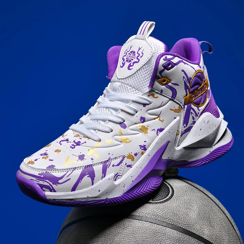 Boys Men Basketball Shoes Breathable Basketball Sneakers Women Sport Shoes Anti-slippery High Top Sneakers Unisex Athletic Boots
Boys Men Basketball Shoes Breathable Basketball Sneakers Women Sport Shoes Anti-slippery High Top Sneakers Unisex Athletic Boots