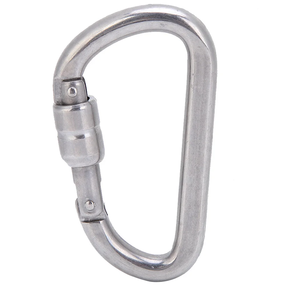 Stainless Steel D‑Ring Carabiner Climbing Hiking Hook Outdoor Travelling Quick Hanging Connect Climbing Carabiner
Stainless Steel D‑Ring Carabiner Climbing Hiking Hook Outdoor Travelling Quick Hanging Connect Climbing Carabiner