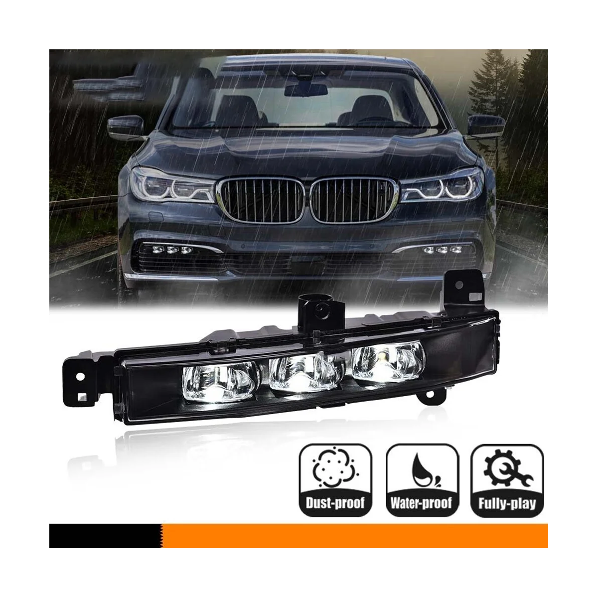Автомобильная левая и правая дневная противотуманная фара для BMW G11 G12 740I 750I 63177342953 63177342954
Автомобильная левая и правая дневная противотуманная фара для BMW G11 G12 740I 750I 63177342953 63177342954