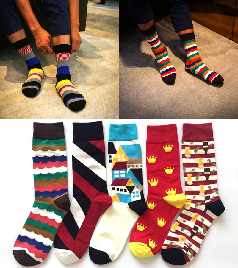 British style men's cotton socks in high tube fashion men's socks European and American tide brand couple socks
British style men's cotton socks in high tube fashion men's socks European and American tide brand couple socks