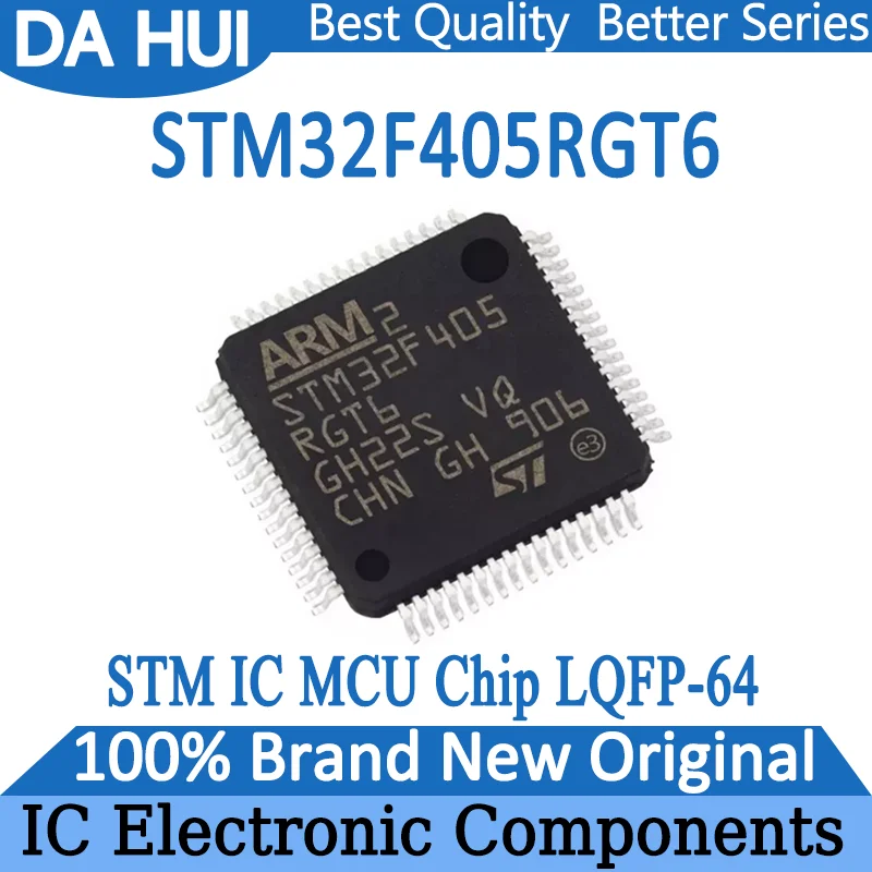 

STM32F405RGT6 STM32F405RG STM32F405 STM32F STM32 STM IC MCU Chip LQFP-64 in Stock 100% New Origin