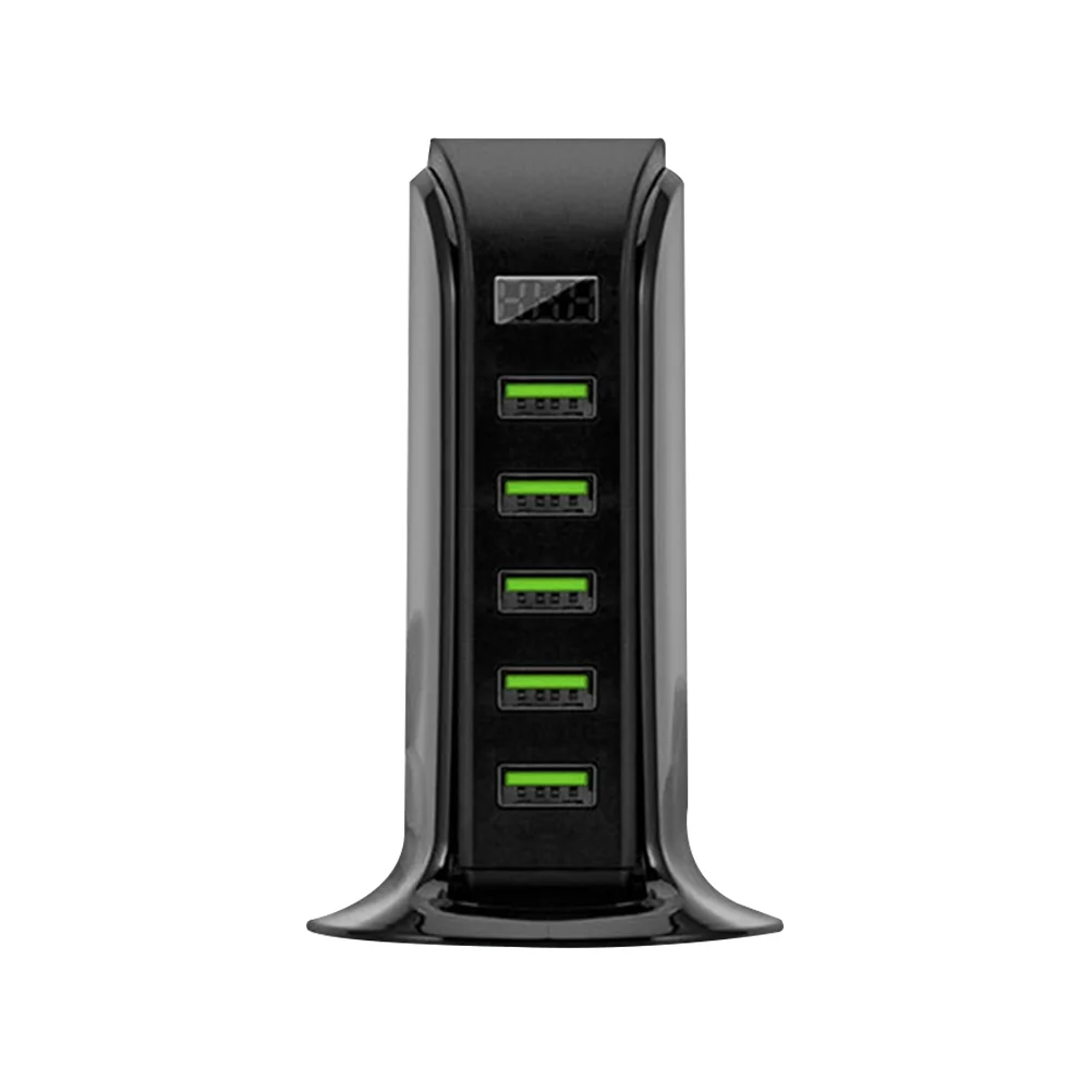 Зарядная Станция USB, черные зарядные устройства с 5 портами, оригинальный USB-адаптер
Зарядная Станция USB, черные зарядные устройства с 5 портами, оригинальный USB-адаптер