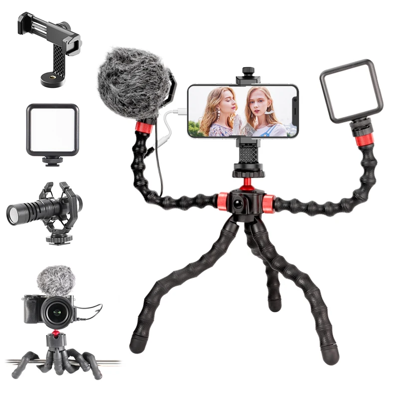 Ulanzi Smartphone Filmmaking Kit Versatile Video and Live Streaming Set Tripod Phone Holder Microphone Video Light Grip 5 in 1
Ulanzi Smartphone Filmmaking Kit Versatile Video and Live Streaming Set Tripod Phone Holder Microphone Video Light Grip 5 in 1