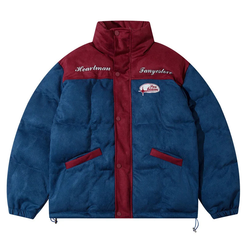 2022 Winter Suede Parka Vintage Padded Jacket Color Block Patchwork Harajuku Loose Streetwear Men Thermal Puffer Heavy Coats
2022 Winter Suede Parka Vintage Padded Jacket Color Block Patchwork Harajuku Loose Streetwear Men Thermal Puffer Heavy Coats