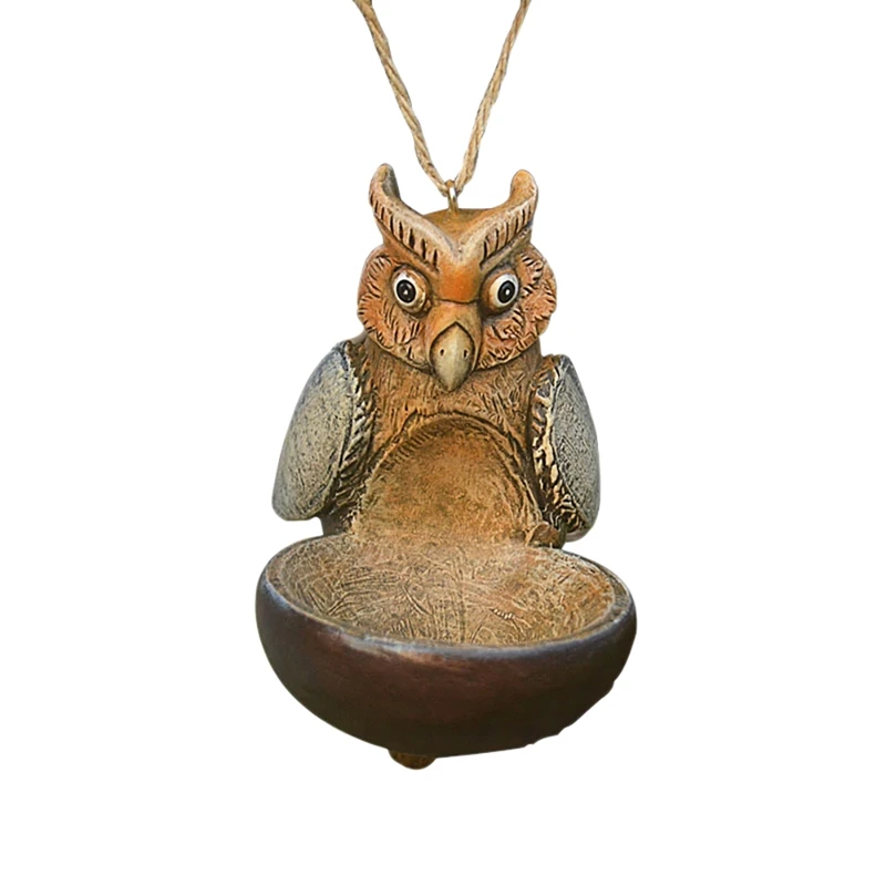 Pastoral Style Owl Feeder Hanging Garden Statues Bird Feeder Garden Outdoor Decoration Sculpture Resin Crafts
Pastoral Style Owl Feeder Hanging Garden Statues Bird Feeder Garden Outdoor Decoration Sculpture Resin Crafts