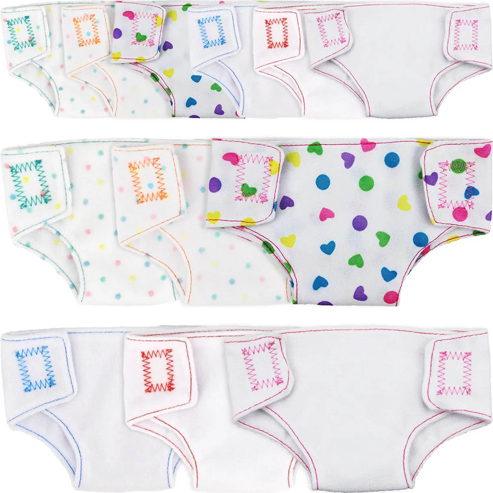 16/18 Inch American Doll Diapers Cute Underwear Changing Pants Nappies Dollhouse Baby Boy Girls Clothes Accessories
16/18 Inch American Doll Diapers Cute Underwear Changing Pants Nappies Dollhouse Baby Boy Girls Clothes Accessories