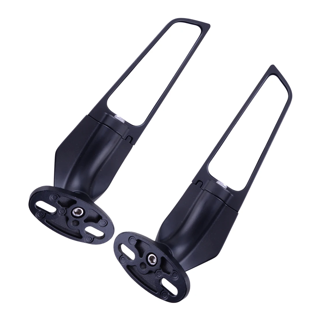 1 Pair Left Right Wind Swivel Wing Fin Side Rear View Mirror Fit for Honda Suzuki Yamaha Ducati Kawasaki Motorcycle Modified
1 Pair Left Right Wind Swivel Wing Fin Side Rear View Mirror Fit for Honda Suzuki Yamaha Ducati Kawasaki Motorcycle Modified