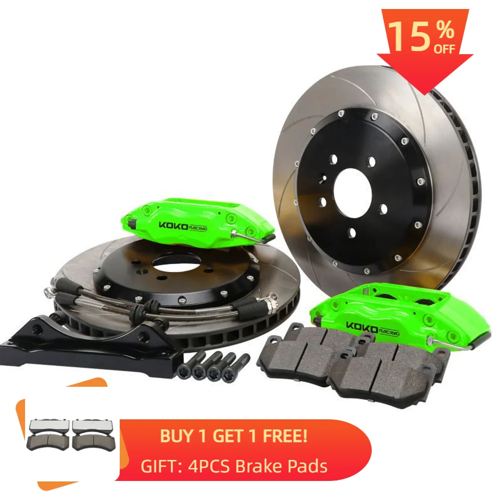 KOKO RACING Factory Customize 4 Pot Brake Caliper Kits Full Set Auto Parts Ceramics Pads for Audi A3 8p
KOKO RACING Factory Customize 4 Pot Brake Caliper Kits Full Set Auto Parts Ceramics Pads for Audi A3 8p