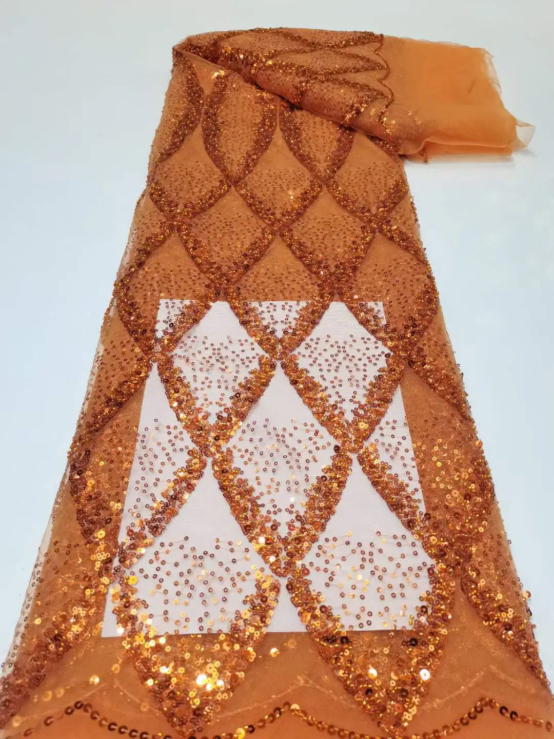 African Groom Sequins Lace Fabric 2022 High Quality Embroidery French Nigerian Beaded Lace Fabric For Wedding Dress
African Groom Sequins Lace Fabric 2022 High Quality Embroidery French Nigerian Beaded Lace Fabric For Wedding Dress