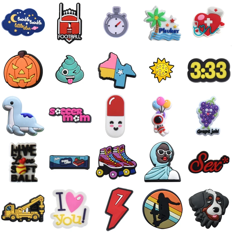 Shoe Charms Wholesale Bulk Boy Men Decorations for Crocs Para Pins Kids Packs Gifts Shoes Accessories Women Charm Girl Set Jeans
Shoe Charms Wholesale Bulk Boy Men Decorations for Crocs Para Pins Kids Packs Gifts Shoes Accessories Women Charm Girl Set Jeans