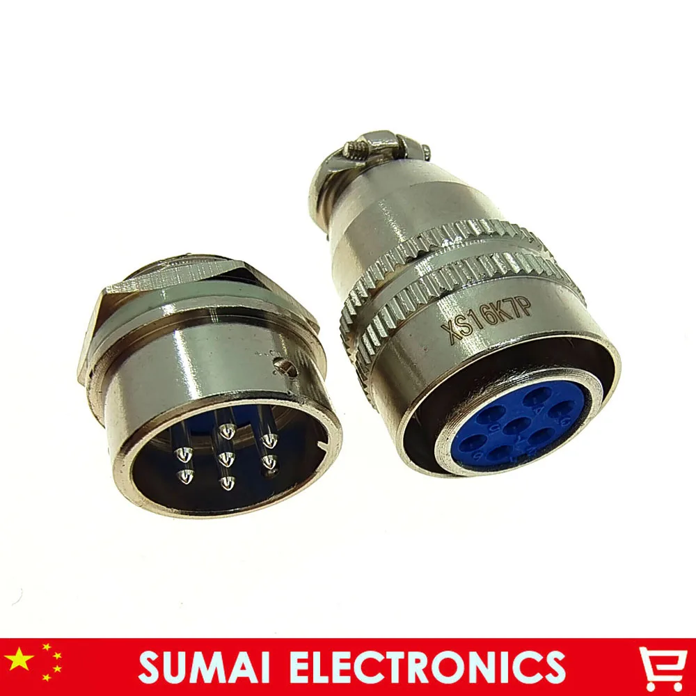 Набор круглых коннекторов для микрофона XS 7 Pin, Женская розетка + вилка, авиационный штекер, круглый разъем 7 P
Набор круглых коннекторов для микрофона XS 7 Pin, Женская розетка + вилка, авиационный штекер, круглый разъем 7 P