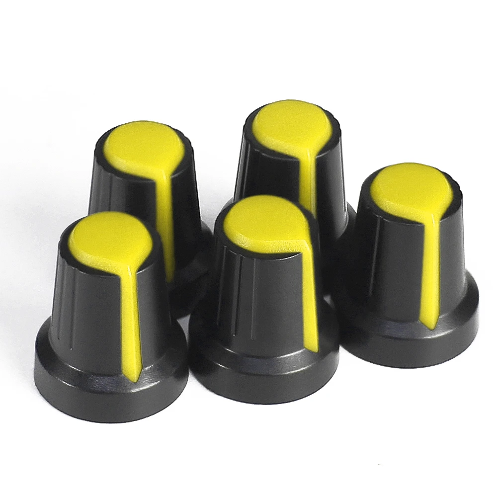 5PCS WH148 Potentiometer Switch Knob Cap AG2 15X17mm Yellow Plastic Knobs Plum Handle Kit
5PCS WH148 Potentiometer Switch Knob Cap AG2 15X17mm Yellow Plastic Knobs Plum Handle Kit