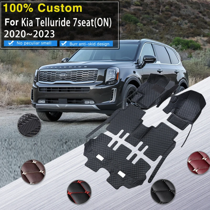Car Floor Mats For Kia Telluride ON 2020~2023 7seat Waterproof Protective Pad Carpete Automotivo Car Mats Floor Car Accessories
Car Floor Mats For Kia Telluride ON 2020~2023 7seat Waterproof Protective Pad Carpete Automotivo Car Mats Floor Car Accessories