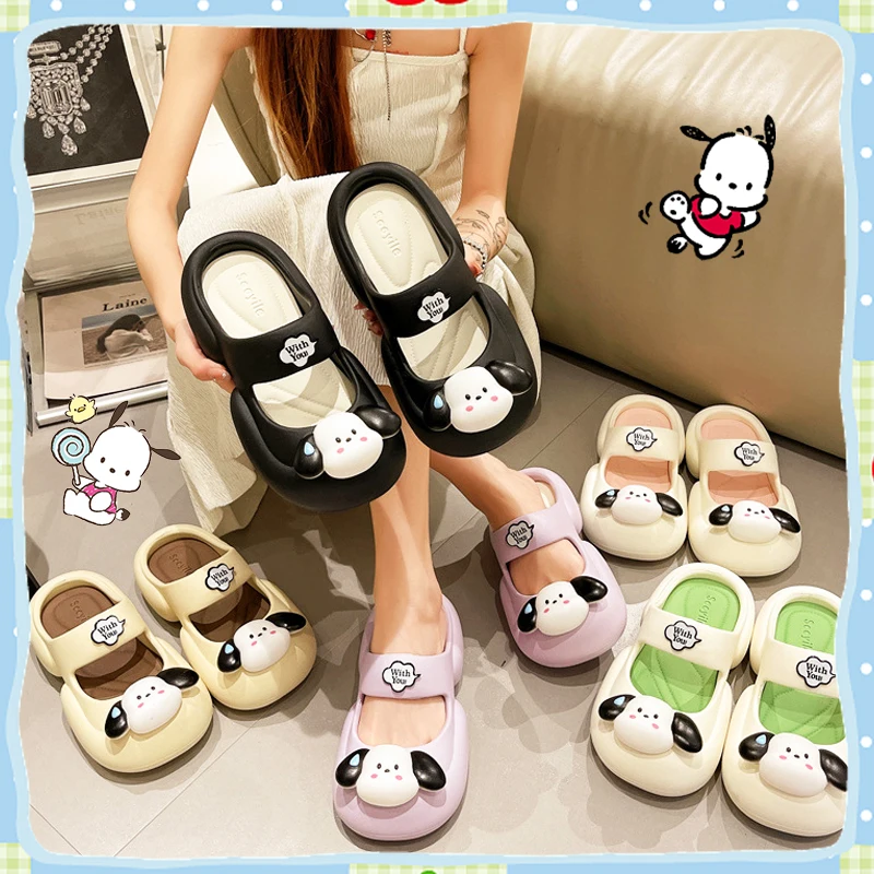 Pochacco Sandal Kawaii Summer Convenient Soft Non-Slip Cartoon Slippers Cute Lovely Anime Sanrioed Stylish Girls Gift Beach Shoe
Pochacco Sandal Kawaii Summer Convenient Soft Non-Slip Cartoon Slippers Cute Lovely Anime Sanrioed Stylish Girls Gift Beach Shoe