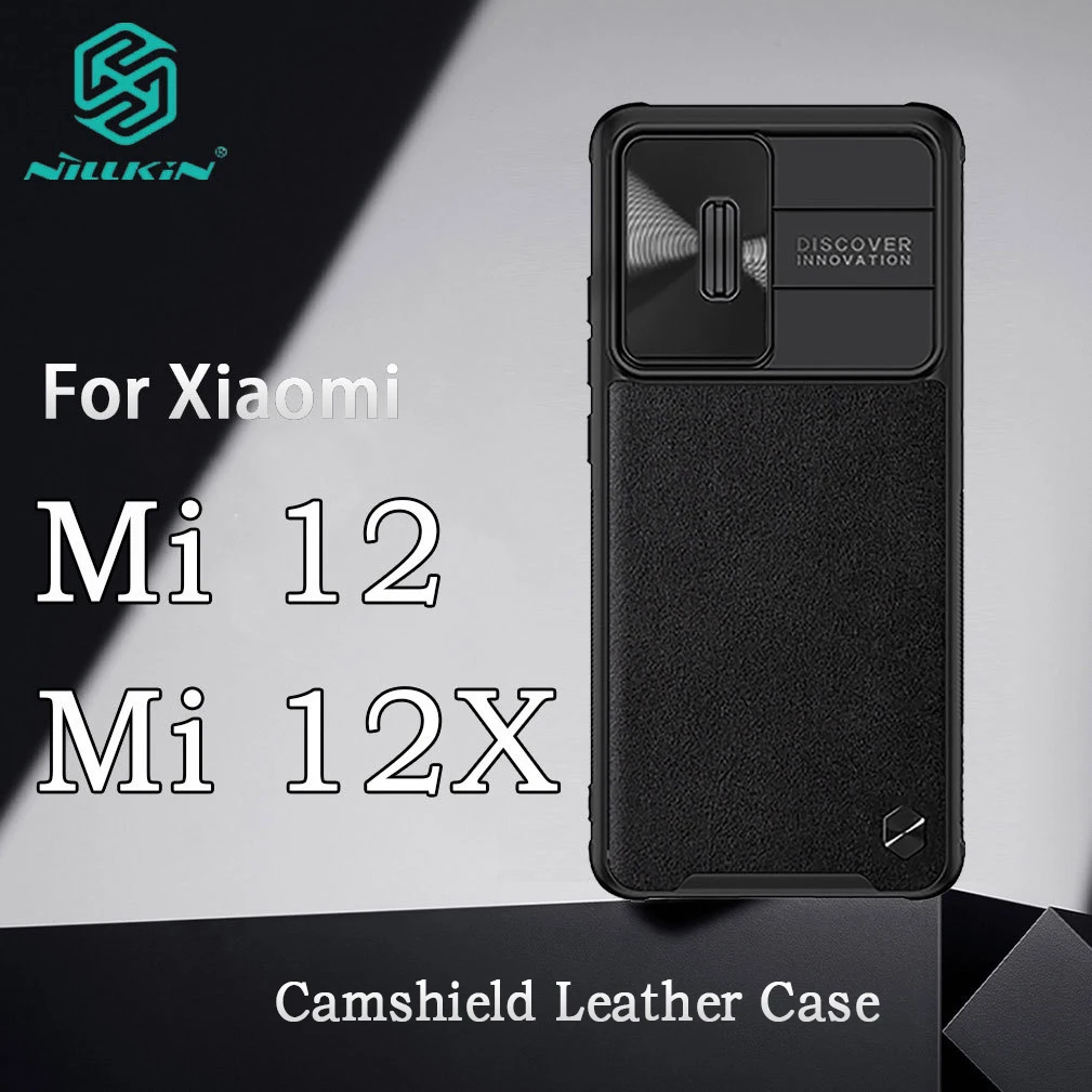 For Xiaomi Mi 12 Mi 12X Case NILLKIN CamShield Leather Camera Phone Case Slide Lens Protection Back Cover For Xiaomi 12 Cover
For Xiaomi Mi 12 Mi 12X Case NILLKIN CamShield Leather Camera Phone Case Slide Lens Protection Back Cover For Xiaomi 12 Cover