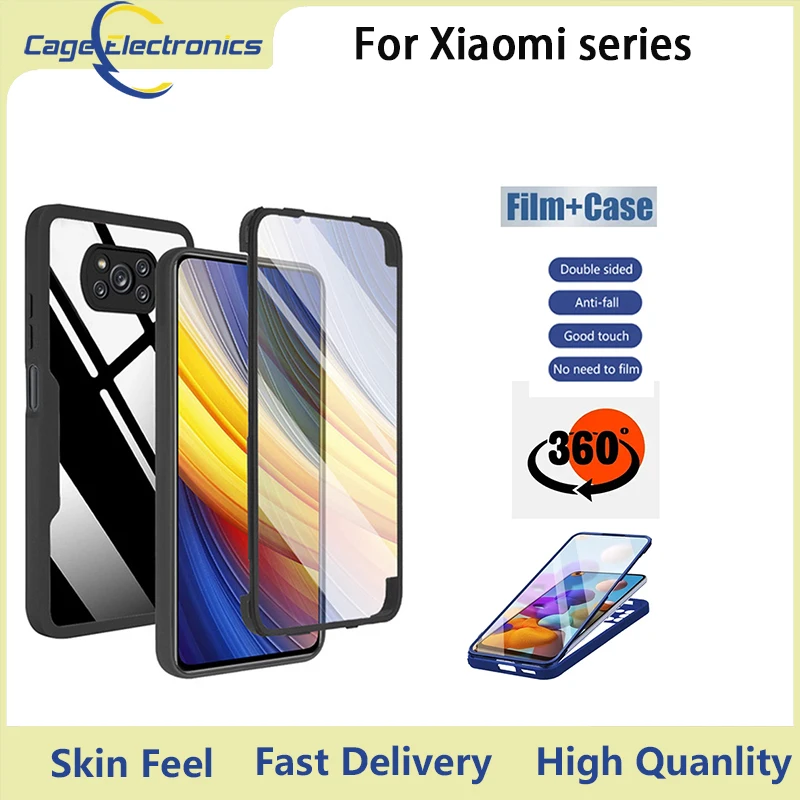 Front Screen Film+Back Case 360 Degree Full Cover For Xiaomi 11 10 Lite 5G MI Poco X3 F3 Redmi Note 10 Pro 9T K40 9A 9C Clear
Front Screen Film+Back Case 360 Degree Full Cover For Xiaomi 11 10 Lite 5G MI Poco X3 F3 Redmi Note 10 Pro 9T K40 9A 9C Clear