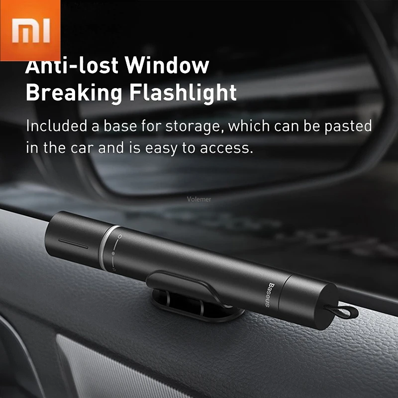 Xiaomi Baseus автомобильный выключатель для окна, аварийный фонарик, молоток безопасности, спасательный Спасательный Инструмент, мини-выключате...
Xiaomi Baseus автомобильный выключатель для окна, аварийный фонарик, молоток безопасности, спасательный Спасательный Инструмент, мини-выключате...
