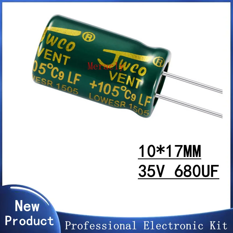 5PCS 35V 680UF 20% High frequency and low impedance in-line aluminum electrolytic capacitors long life Brand new authentic
5PCS 35V 680UF 20% High frequency and low impedance in-line aluminum electrolytic capacitors long life Brand new authentic