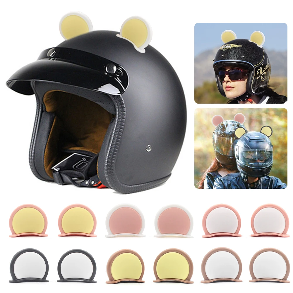 1Pair Motorcycle Helmet Bear Ear Ski Helmet Decor Adhesive Helmet Rubber Ears Scooter Bicycle Helmet Ornaments
1Pair Motorcycle Helmet Bear Ear Ski Helmet Decor Adhesive Helmet Rubber Ears Scooter Bicycle Helmet Ornaments