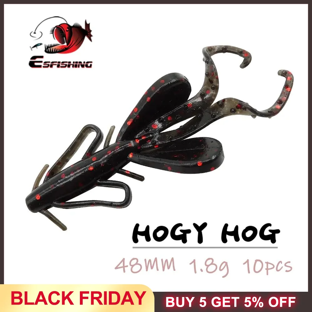 ESFISHING Shrimp Lures Hogy Hog 48mm10pcs for Ice Fishing Zander Pike Trout Pesca Artificial Soft Fishing Bait Best Smell 
ESFISHING Shrimp Lures Hogy Hog 48mm10pcs for Ice Fishing Zander Pike Trout Pesca Artificial Soft Fishing Bait Best Smell