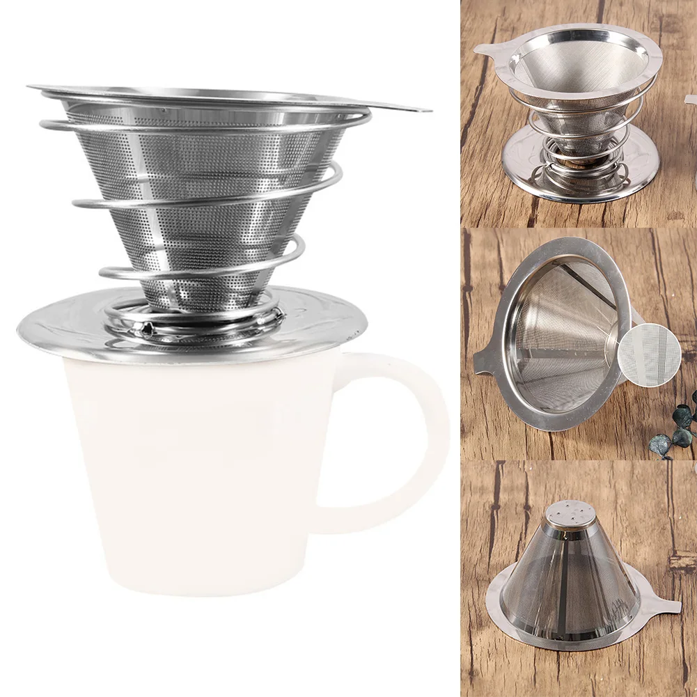 Stainless Steel Coffee Funnel V60 Filter Holder For Coffees Maker Dripper Mesh Tea Filter Bag Percolator Basket Portafilter
Stainless Steel Coffee Funnel V60 Filter Holder For Coffees Maker Dripper Mesh Tea Filter Bag Percolator Basket Portafilter