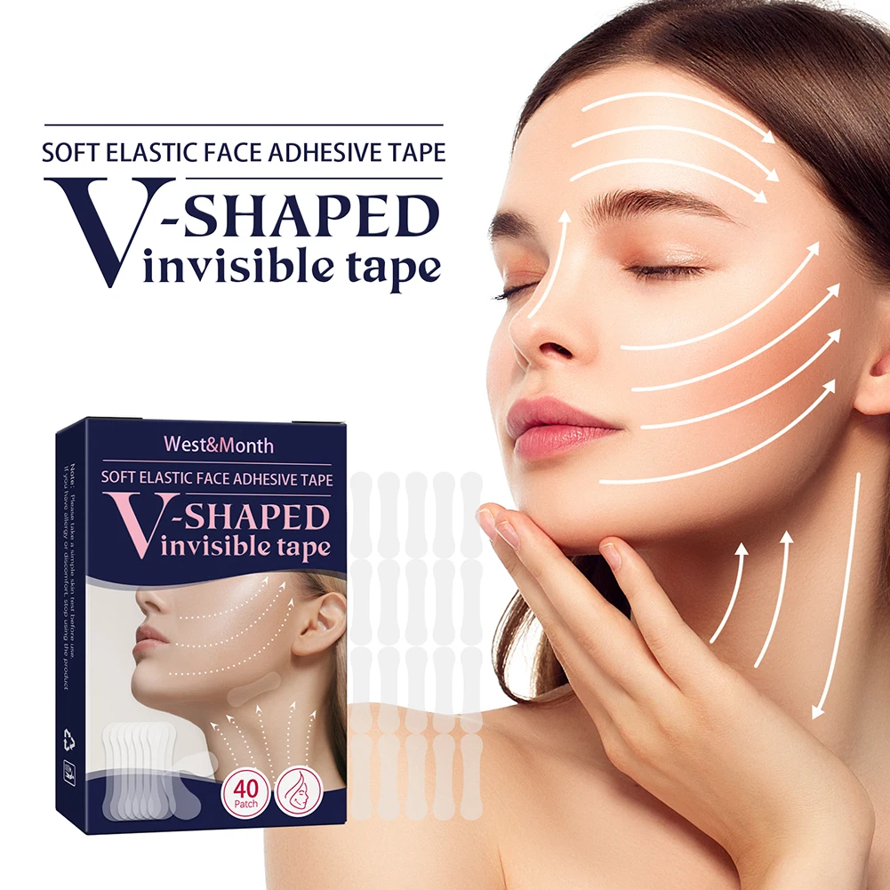 40pcs Invisible Breathable Thin Face Stickers Waterproof V-Shaped Facial Line Wrinkle Sagging Tighten Chin Lifting Adhesive Tape
40pcs Invisible Breathable Thin Face Stickers Waterproof V-Shaped Facial Line Wrinkle Sagging Tighten Chin Lifting Adhesive Tape