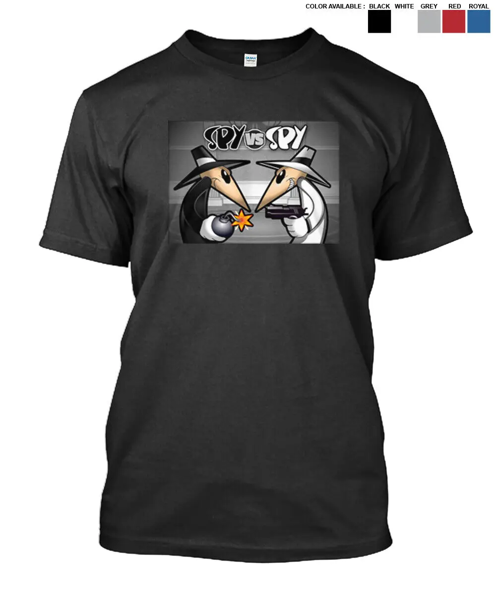 New Design Spy vs Spy Cartoon Mad Magazine O-Neck Cotton T Shirt Men Casual Short Sleeve Tees Tops Harajuku Streetwear
New Design Spy vs Spy Cartoon Mad Magazine O-Neck Cotton T Shirt Men Casual Short Sleeve Tees Tops Harajuku Streetwear