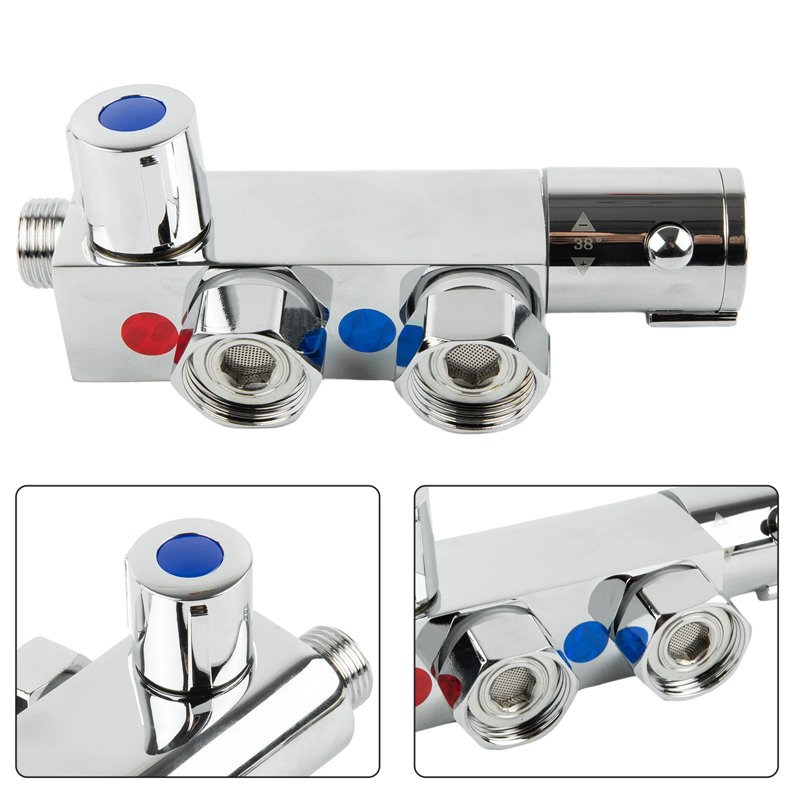 Bath Supplies Shower Mixer Valve 1/2\" Hot Brass Controlled Temperature Low Pressure System Shower Mixer Valve
Bath Supplies Shower Mixer Valve 1/2\" Hot Brass Controlled Temperature Low Pressure System Shower Mixer Valve