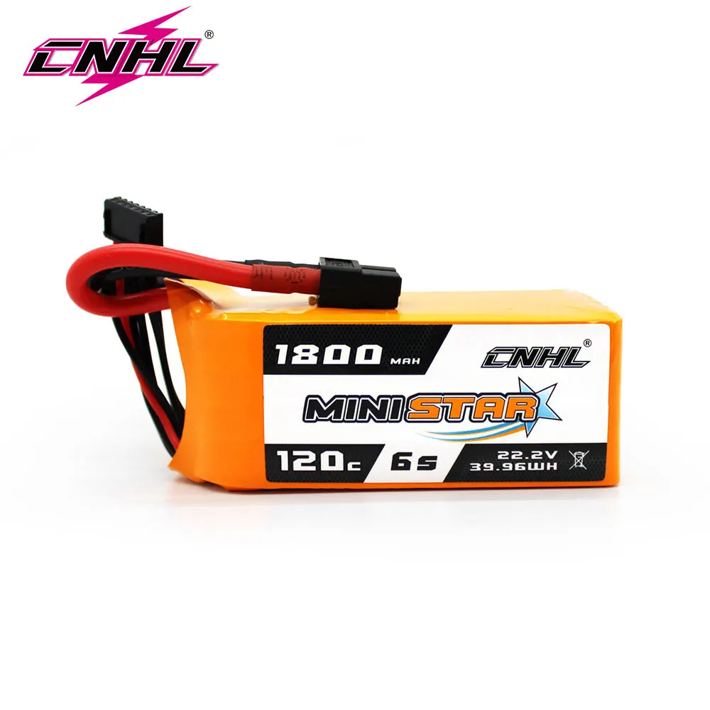 CNHL 6S 22.2V Lipo Battery 1800mAh 120C Ministar With XT60 Plug For RC Car Helicopter Airplane Drone FPV Off-road Truck Buggy
CNHL 6S 22.2V Lipo Battery 1800mAh 120C Ministar With XT60 Plug For RC Car Helicopter Airplane Drone FPV Off-road Truck Buggy