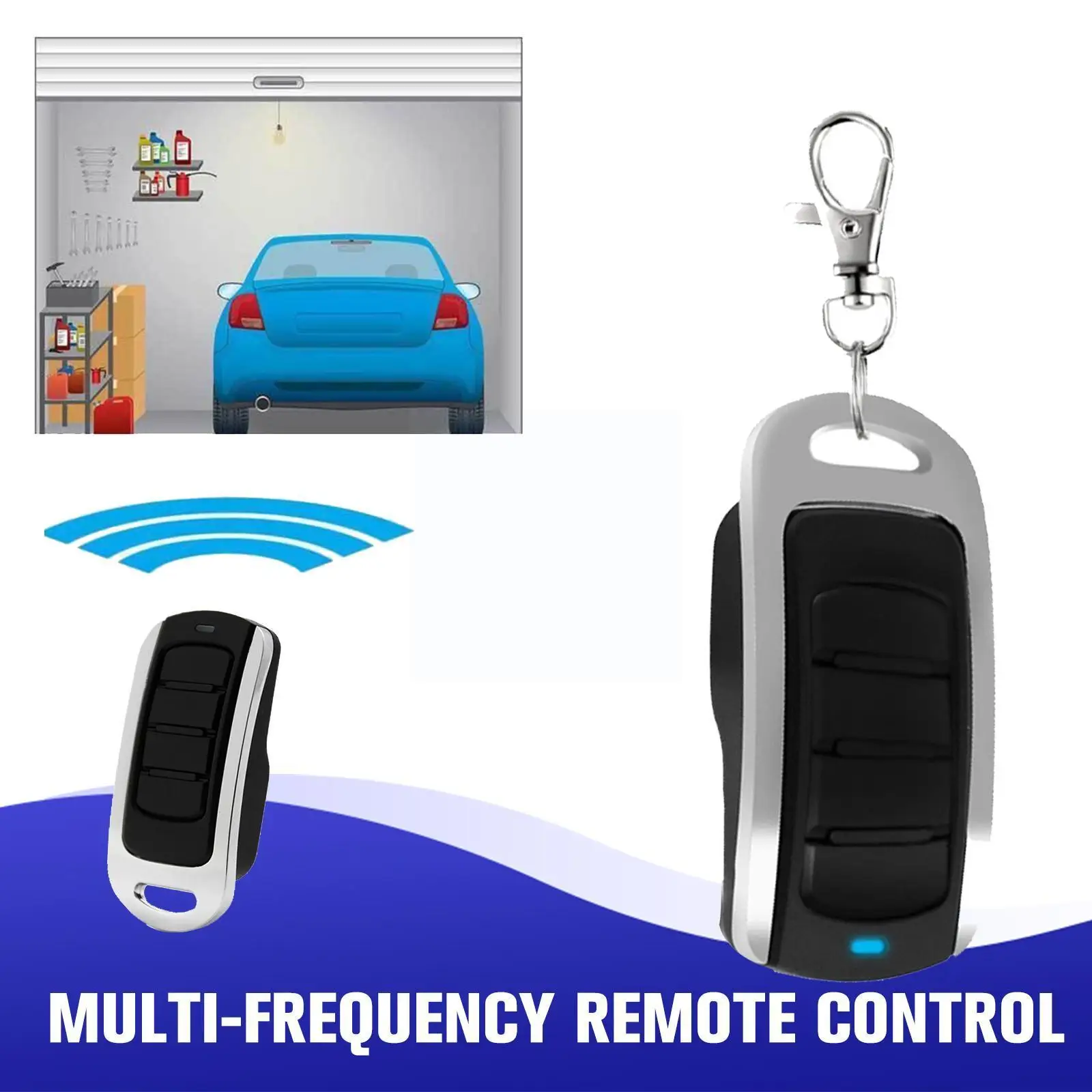 Garage Door Remote Control For 433.92mhz Rolling Code Garage Command 280 to 868MHz Gate Transmitter Control Opener Replicat V7I5
Garage Door Remote Control For 433.92mhz Rolling Code Garage Command 280 to 868MHz Gate Transmitter Control Opener Replicat V7I5