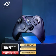l Asus Rog 2.4G Wireless Raikiri Pro Pc Gamepad Oled Game Controllers Versatile Tri Connectivity Suitable For Xbox Ps5 Top-leve