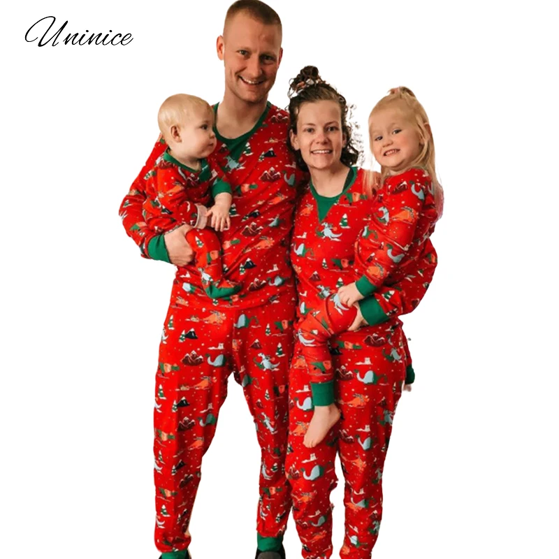 Christmas Pajamas Set Mother Father Kids Son Matching Outfits Baby Girl Rompers Sleepwear Pyjamas 2022 Family Matching Clothes
Christmas Pajamas Set Mother Father Kids Son Matching Outfits Baby Girl Rompers Sleepwear Pyjamas 2022 Family Matching Clothes