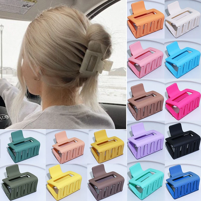 Women Plastic Hair Claws Crab Clamps Solid Color Small Size Hair Claw Clip Headband Hairpin Headdress Fashion Hair Accessories
Women Plastic Hair Claws Crab Clamps Solid Color Small Size Hair Claw Clip Headband Hairpin Headdress Fashion Hair Accessories