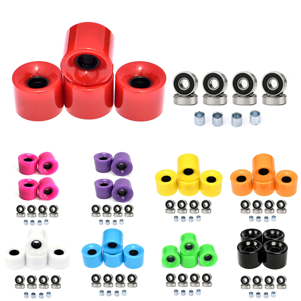 4Pcs Skateboard Longboard Wheels 60x45mm 78A ABEC-9 Bearing Spacers Set Roller Skating Wheel For Standard Cruiser Skate Board
4Pcs Skateboard Longboard Wheels 60x45mm 78A ABEC-9 Bearing Spacers Set Roller Skating Wheel For Standard Cruiser Skate Board