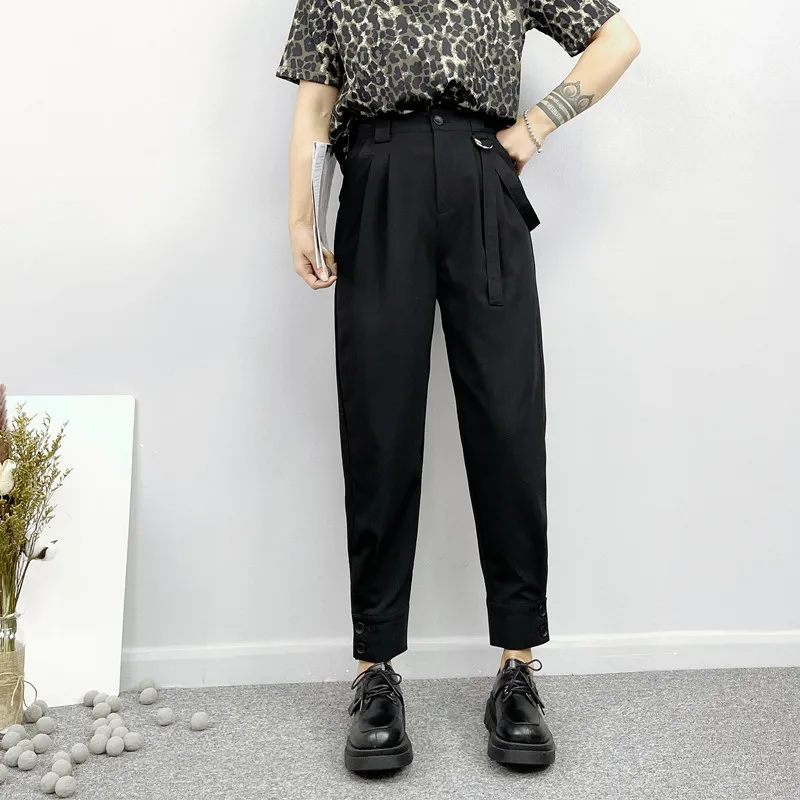 Fashion Women Black Harem Pants Korea Mid-waist Punk Pants 2021 Woman Vintage Solid Colors Trousers Spring Fall Body New Clothes
Fashion Women Black Harem Pants Korea Mid-waist Punk Pants 2021 Woman Vintage Solid Colors Trousers Spring Fall Body New Clothes