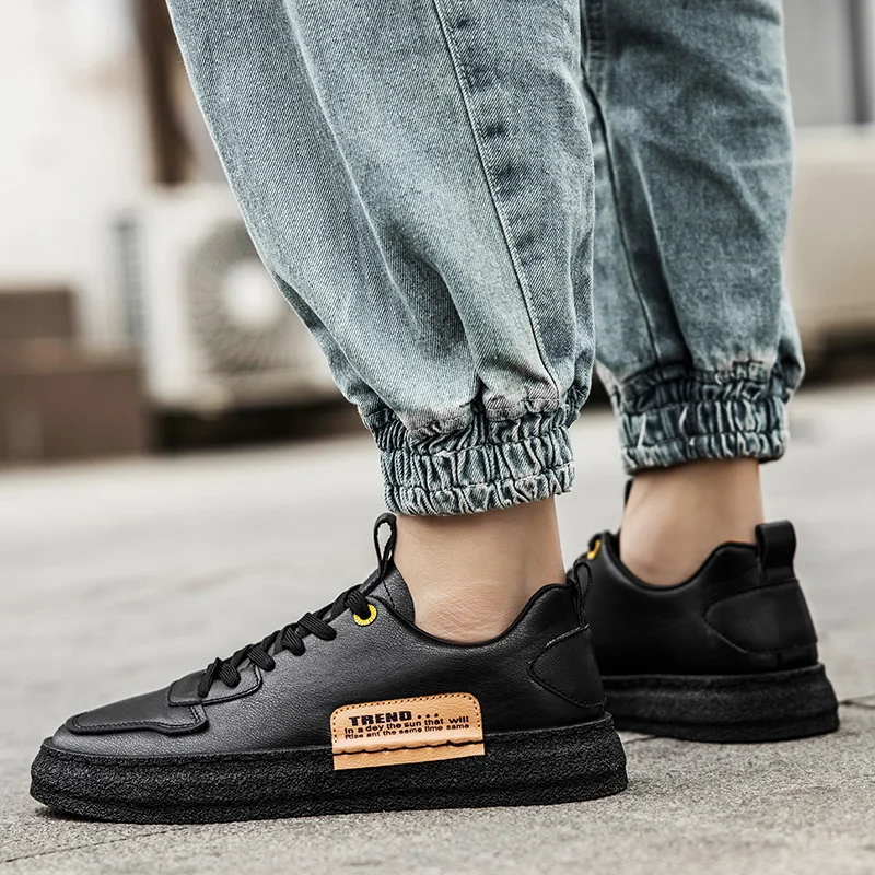 SOLI2 leather Topvivi shoes Leisure Male Shoes Trend black Casual Shoe Italian shoes brand Men Vulcanized Shoes S12241-S12248
SOLI2 leather Topvivi shoes Leisure Male Shoes Trend black Casual Shoe Italian shoes brand Men Vulcanized Shoes S12241-S12248