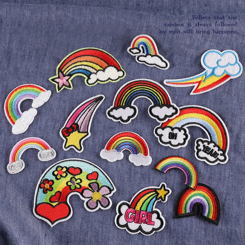 1 Piece Multicolor Rainbow Style Embroidered Cloth Patch DIY Apparel Accessories Backpack Patch for Clothes Iron on Patches
1 Piece Multicolor Rainbow Style Embroidered Cloth Patch DIY Apparel Accessories Backpack Patch for Clothes Iron on Patches
