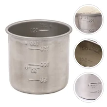 Stainless Steel Measuring Cup Rice Container Cake Baking Durable Corn Household Multi-size Utility Tool Food-friendly