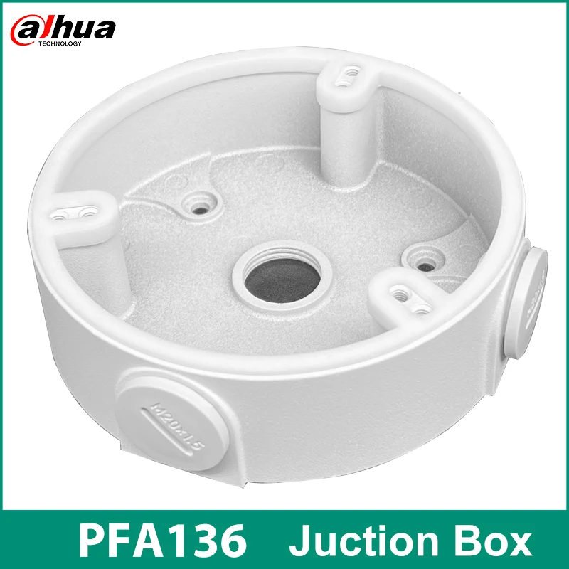 

Dahua PFA136 Water-proof Junction Box DH-PFA136 Bracket Camera Mount Stand for CCTV Accessories Dome IP Camera IPC-HDBW4831E-ASE