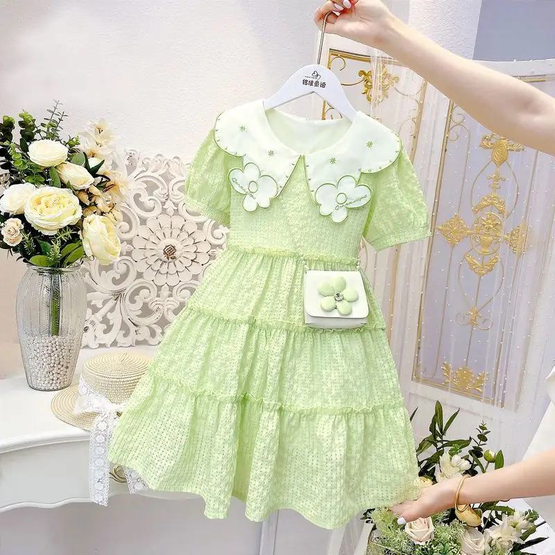 Summer Girls Dresses 2023 New Korean Version Sweet Children Dress Teens Girls Princess Dress
Summer Girls Dresses 2023 New Korean Version Sweet Children Dress Teens Girls Princess Dress