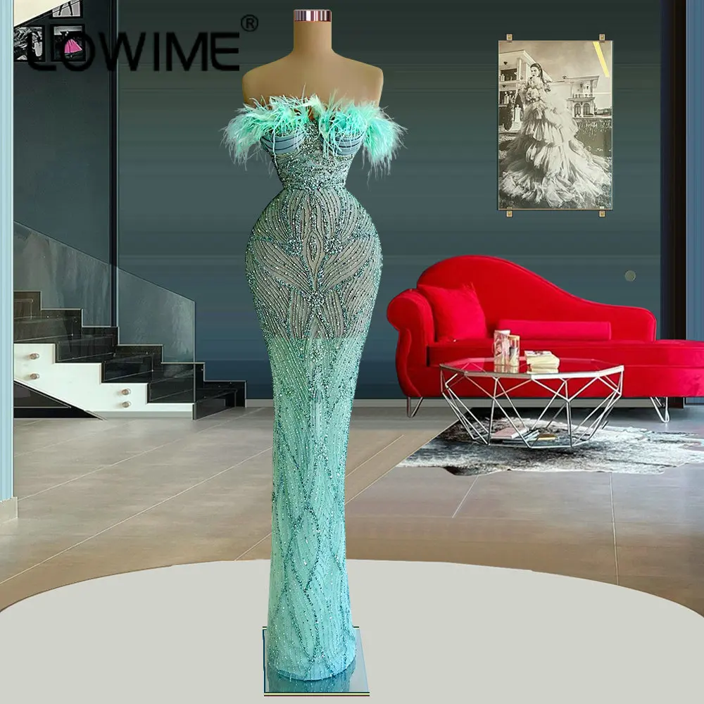 Sparkly Mint Green Mermaid Evening Dresses Feathers Women Long Party Dress Glitter Beads Sequins Sexy Illusion Event Prom Gowns
Sparkly Mint Green Mermaid Evening Dresses Feathers Women Long Party Dress Glitter Beads Sequins Sexy Illusion Event Prom Gowns