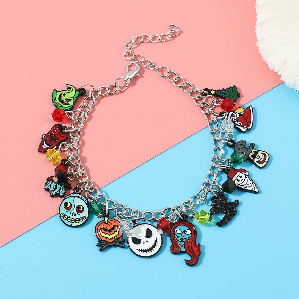 the Nightmare Before Christmas Accessories Jack Skellington Sally Oogie Boogie Jewelry Charms Bracelets for Women 2023 Trend
the Nightmare Before Christmas Accessories Jack Skellington Sally Oogie Boogie Jewelry Charms Bracelets for Women 2023 Trend