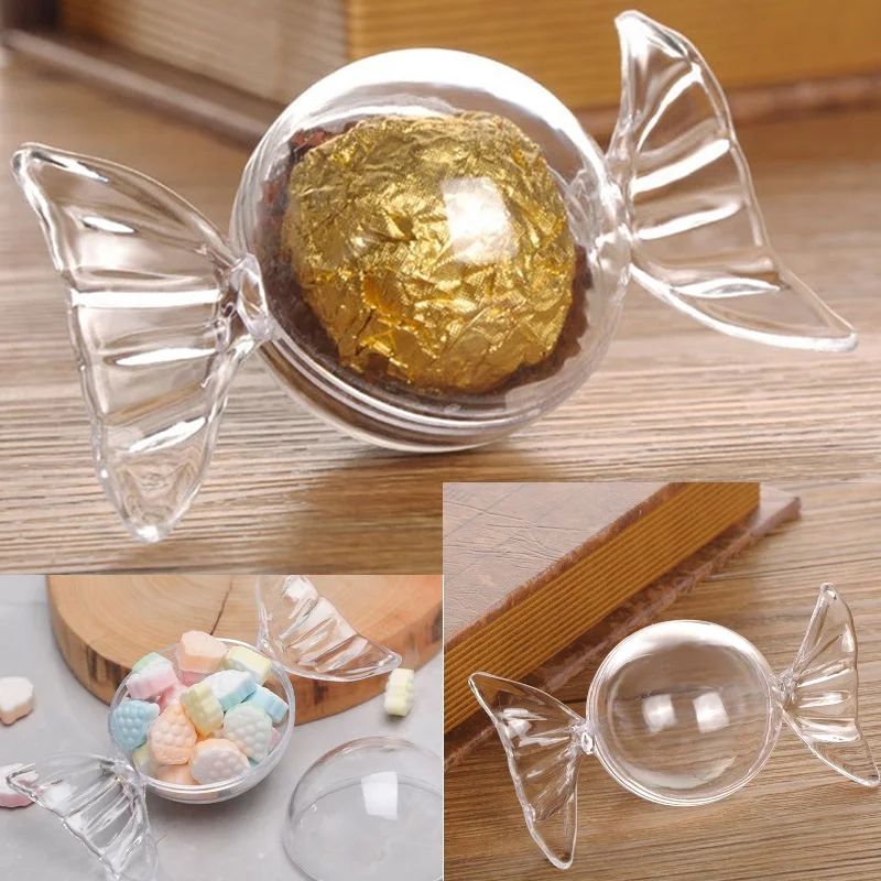12pcs Clear Plastic Candy Shape Favor Box Mini Candy Shaped Container with Cover for Wedding Birthday Party Baby Shower (Clear)
12pcs Clear Plastic Candy Shape Favor Box Mini Candy Shaped Container with Cover for Wedding Birthday Party Baby Shower (Clear)